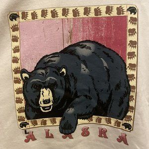 Alaska Bear T Shirt Crystal Cruises Size L